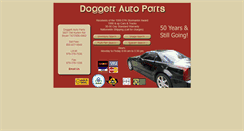 Desktop Screenshot of doggettautoparts.com